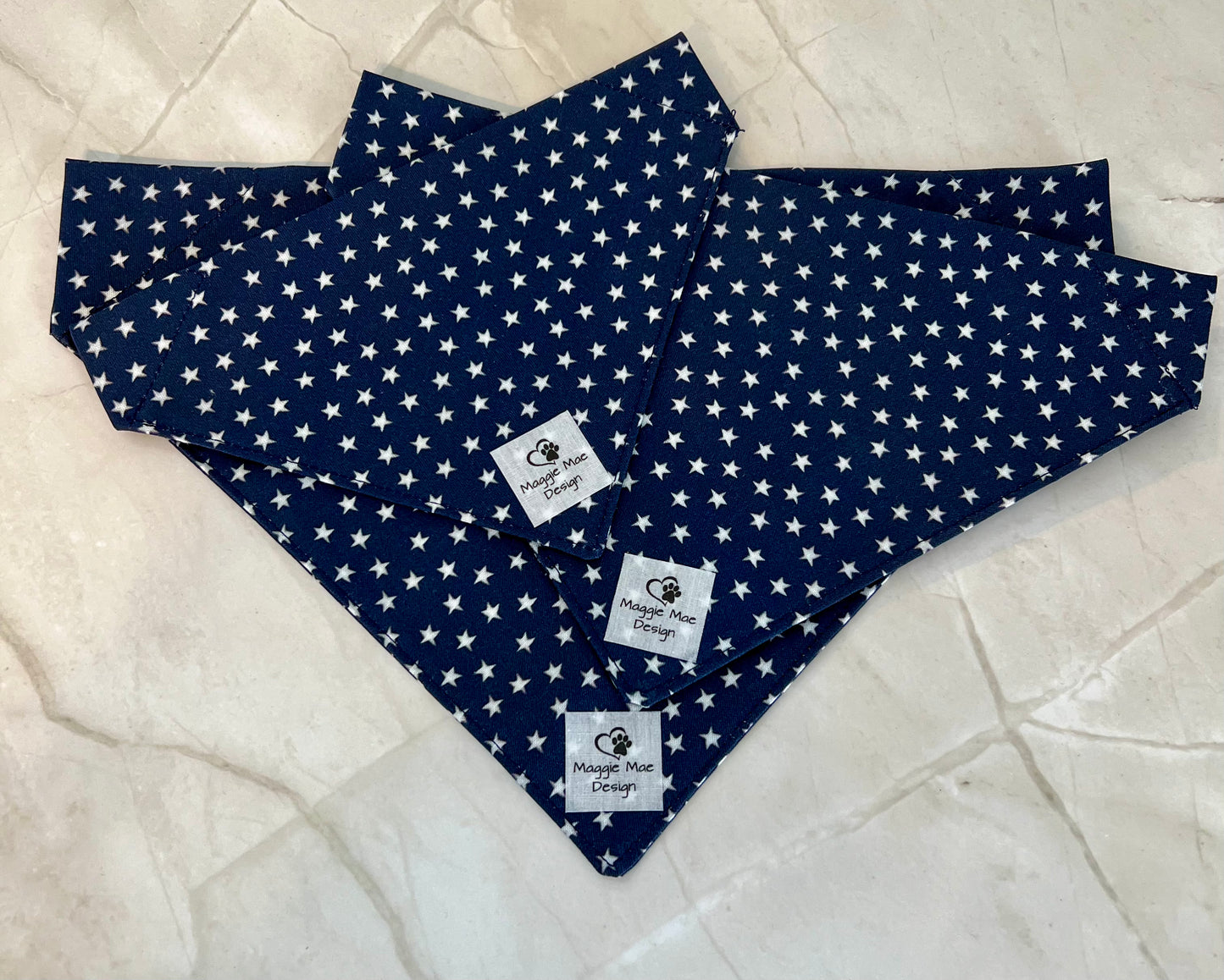Over The Collar Bandana Patriotic Stars