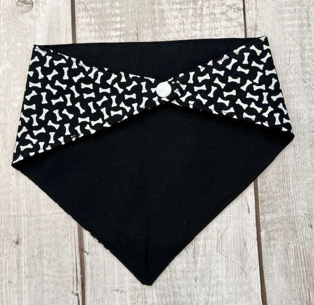 Reversible Snap-On Dog Bandanas