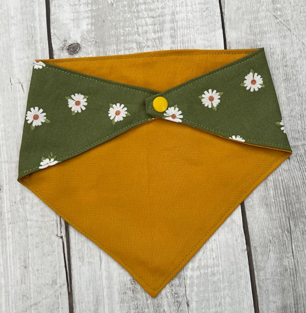 Reversible Snap-On Dog Bandanas